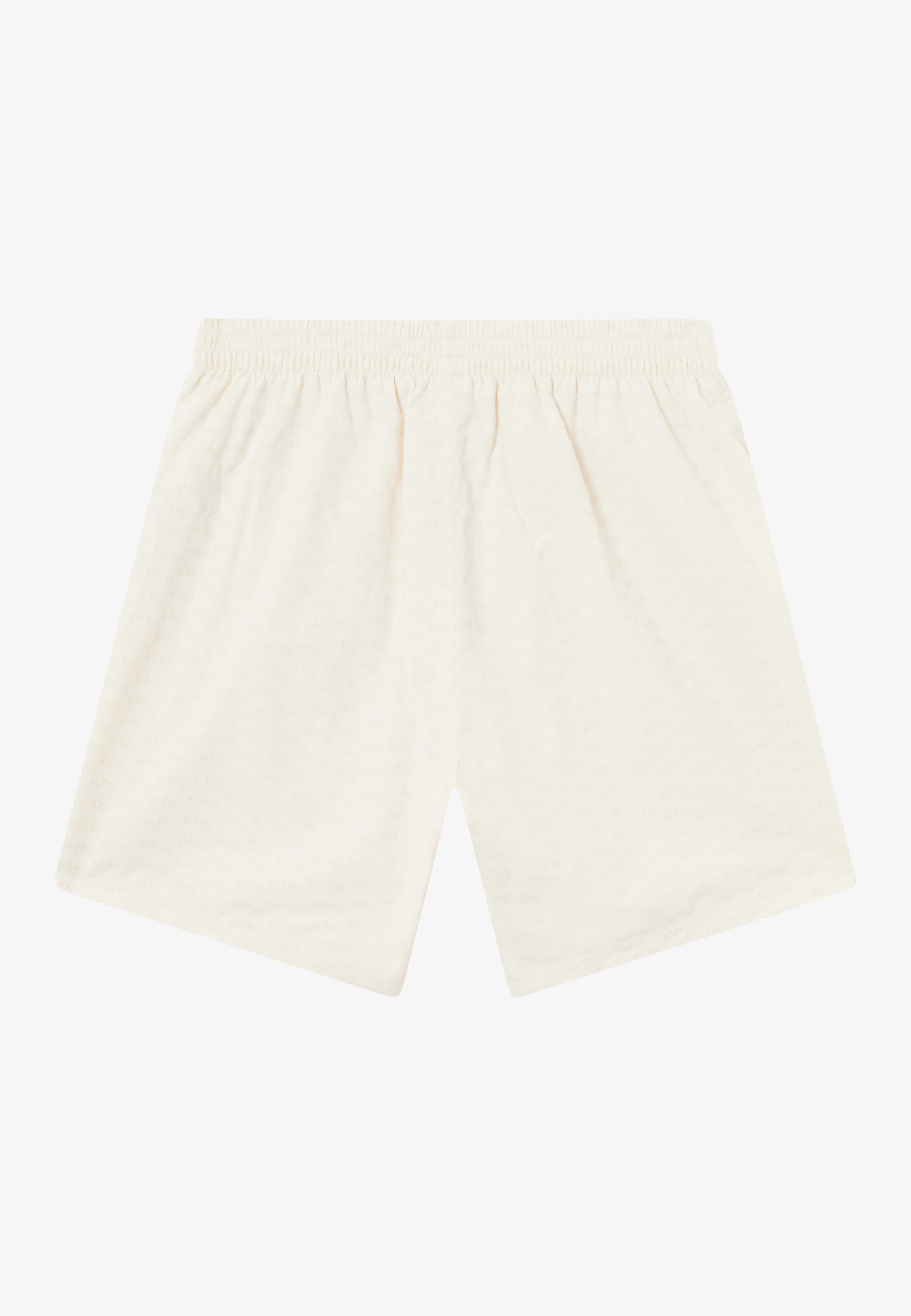 Pantaloncini unisex BLKVIS ALLOVER TRACK - bianco antico