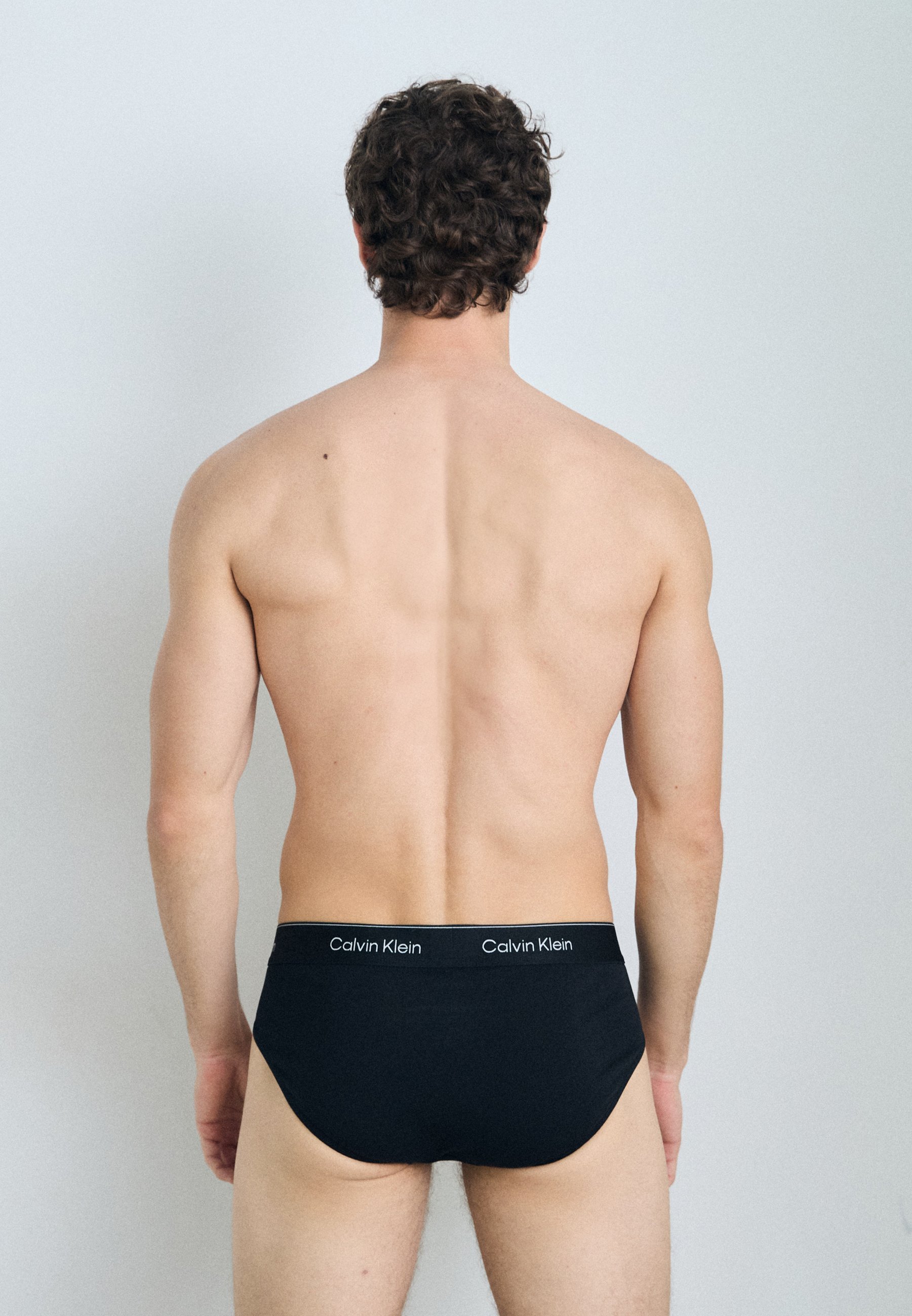 Calvin Klein Underwear HIP BRIEF 3 PACK ICON - Majtki - czarne
