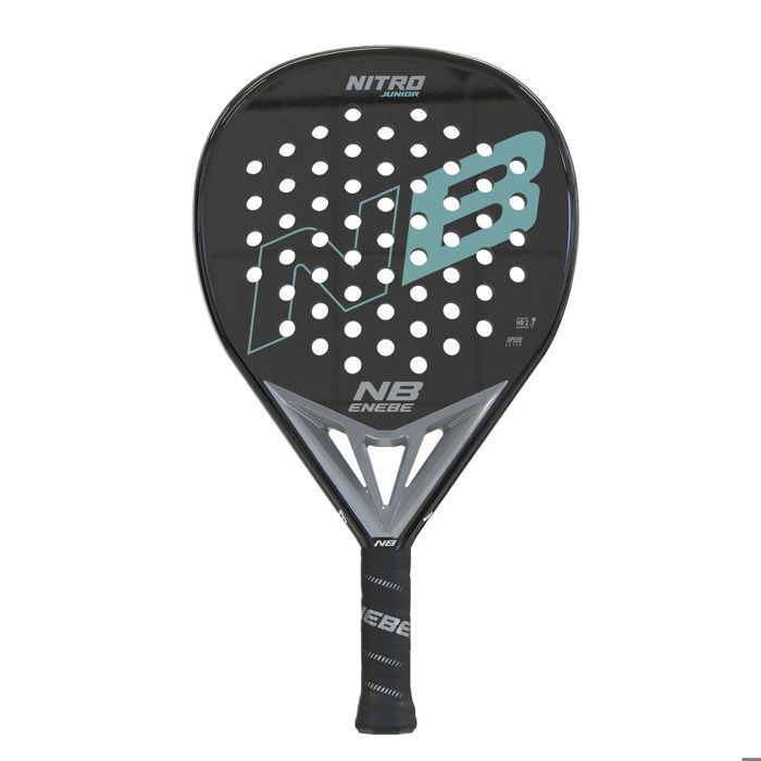 Enebe Nitro - All-purpose children's padel racket, fiberglass & HR2 EVA, green