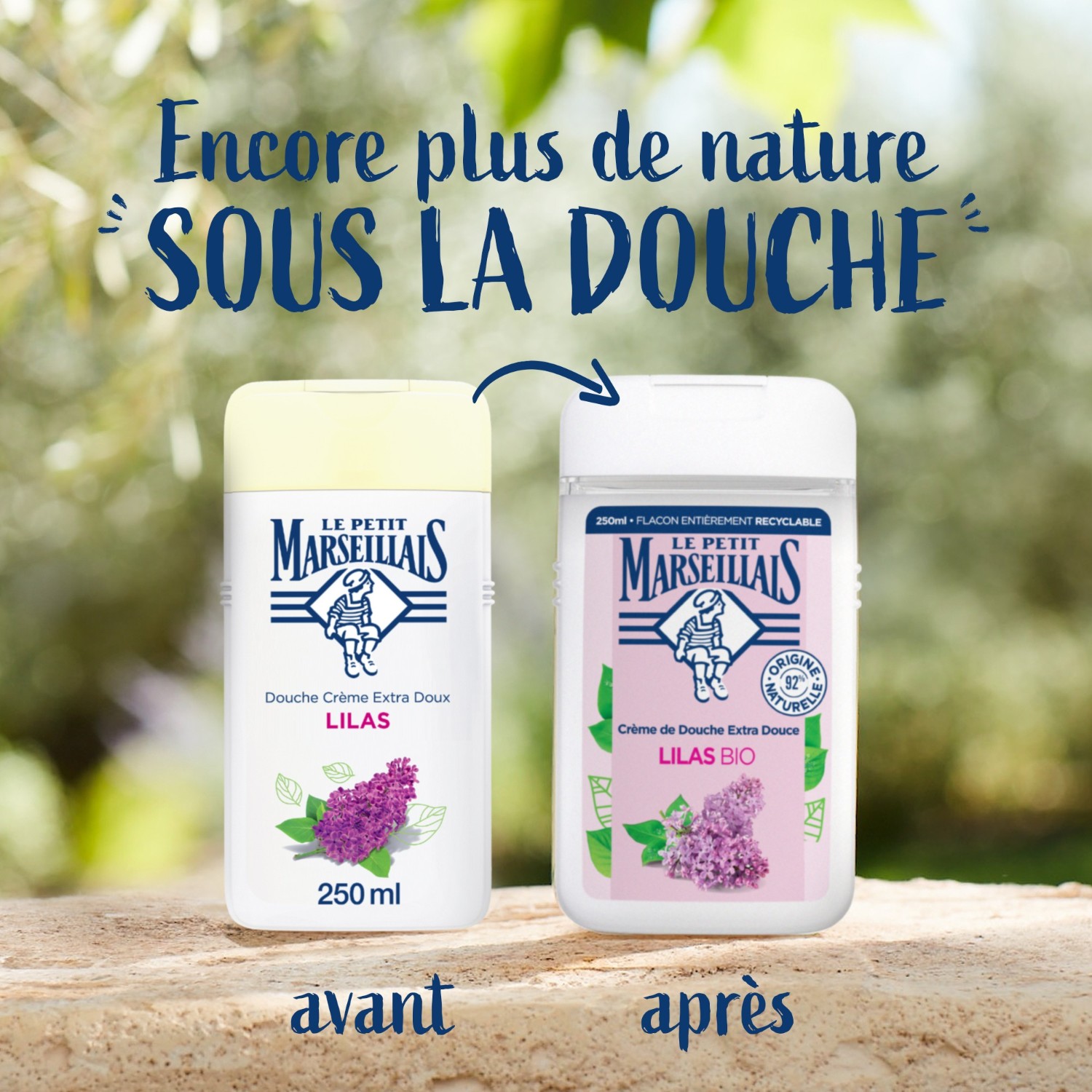 Le Petit Marseillais Douche & Bain Crème Extra Doux[[,]] Lilas[[,]]