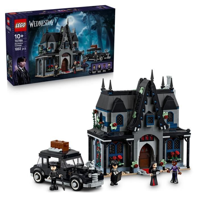 LEGO Mercredi 76786 Exclu Cdiscount  Le Manoir de Morticia - Jeu de Construction dès 10 ans - Mini-Poupées