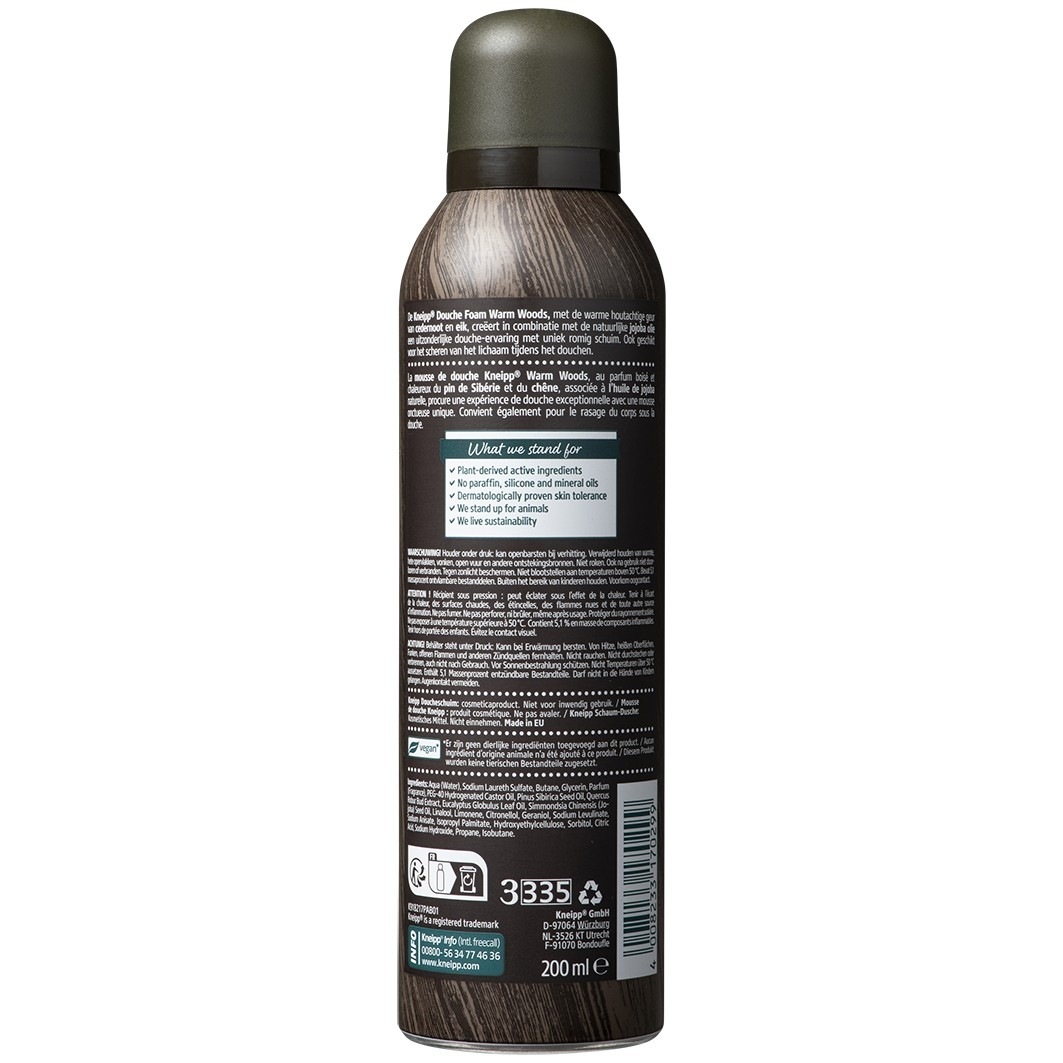 Kneipp sprchová pena Kneipp MEN sprchová pena Teplé lesy 200 ml - 200 ml
