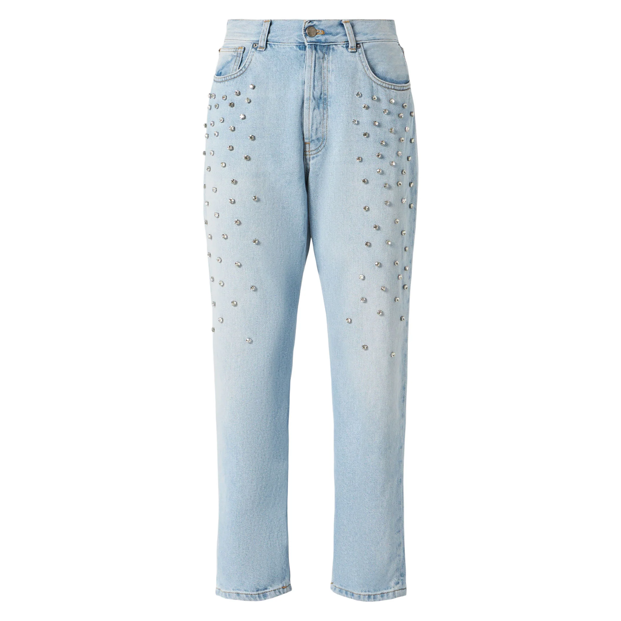 Damesjeans met strasssteentjes