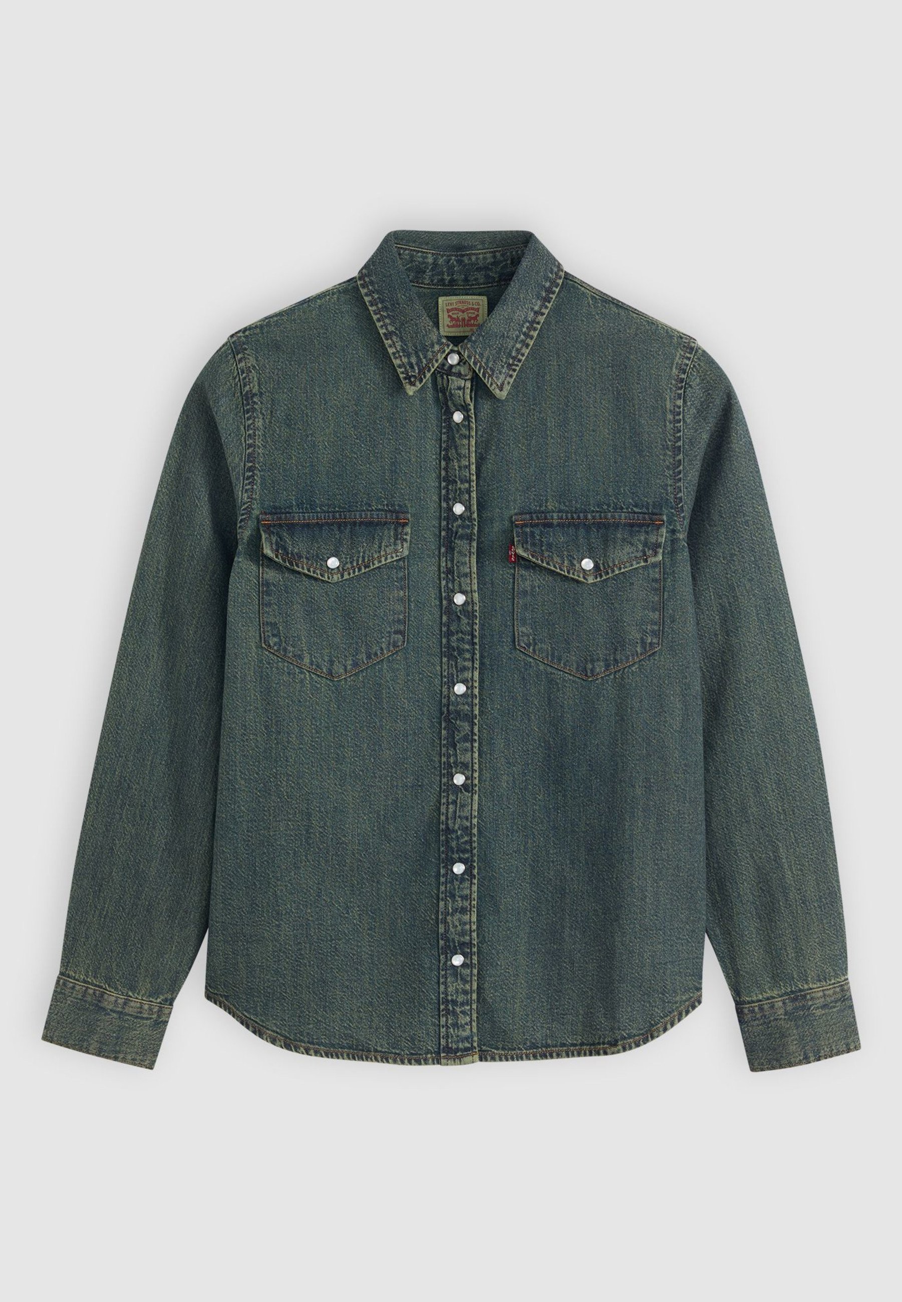 Levi's® ICONIC WESTERN - Camicia con bottoni - denim blu scuro