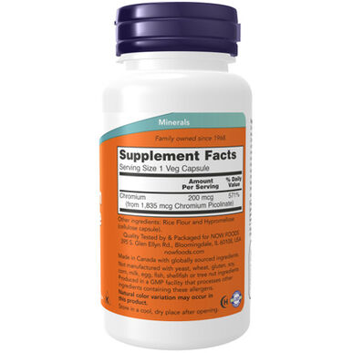 Now Supplement Now kromipikolinaatti 100 kapselia 100 kapselia