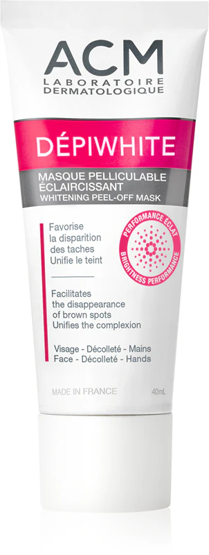 Máscara esfoliante ACM Dépiwhite contra manchas na pele