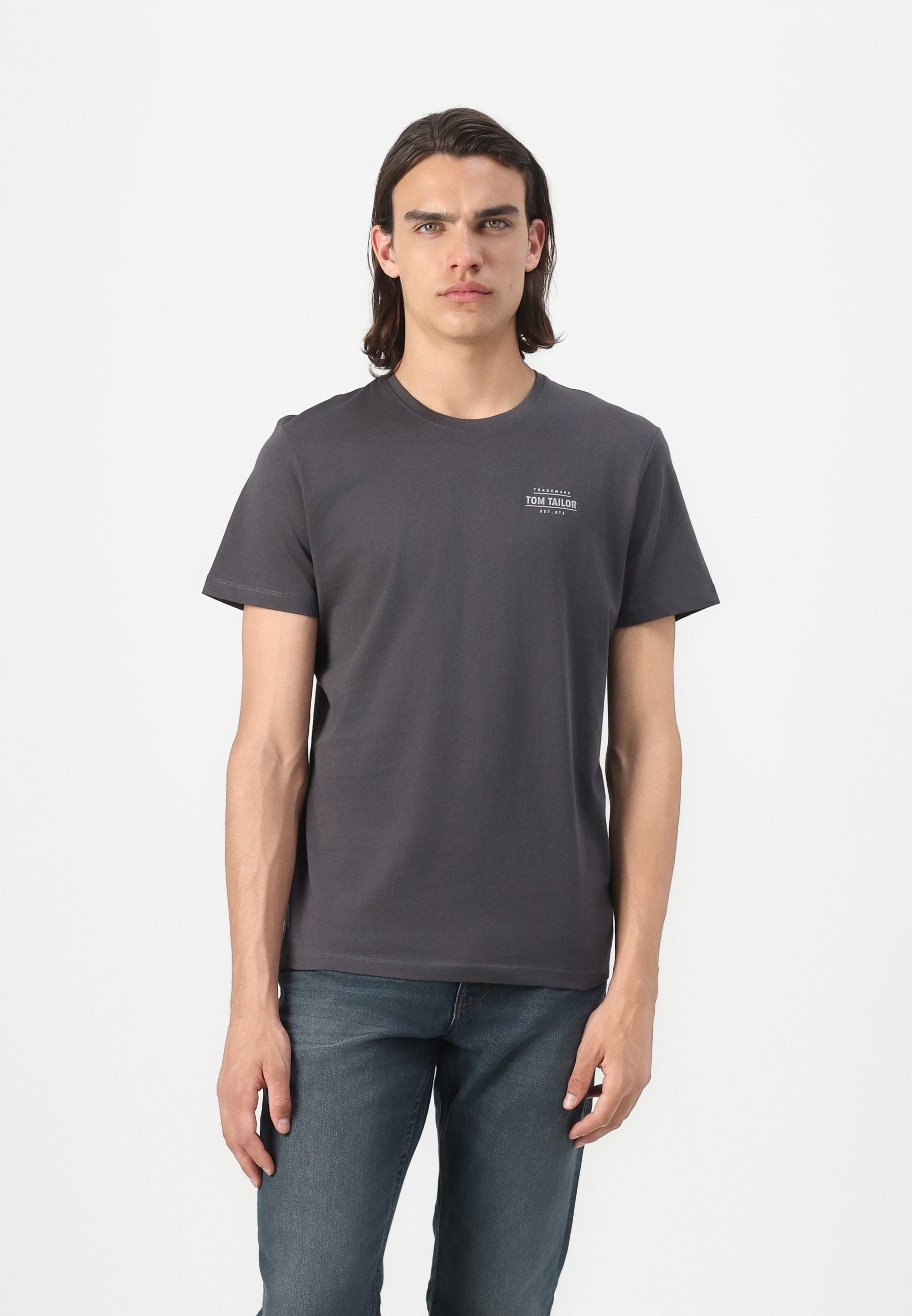 T-skjorte med print - black