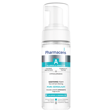 „Pharmaceris“ raminamosios valomosios putos „Puri-Sensilium“ kasdienėms raminančioms valomosioms putoms 150 ml 150 ml