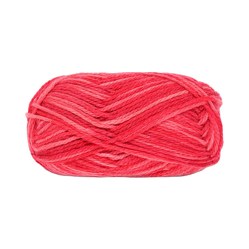 Filato Trysil Labbetuss, misto lana 60% lana, stampa rosso bacca