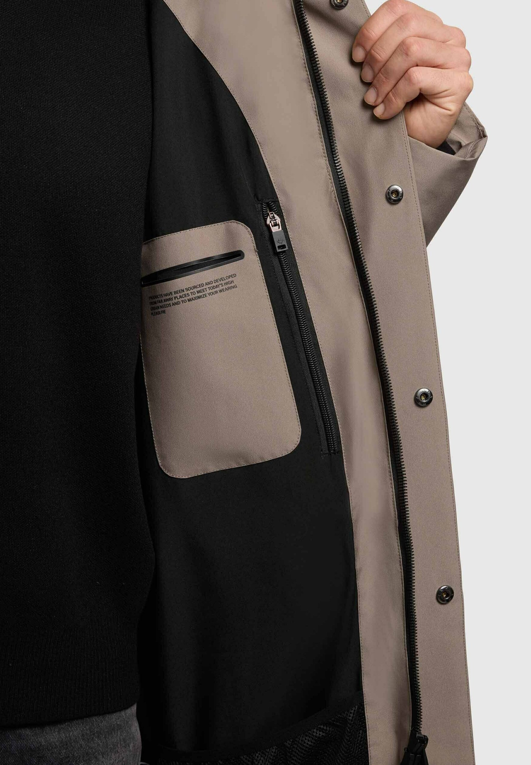 khujo MORSE - Cappotto invernale - grigio