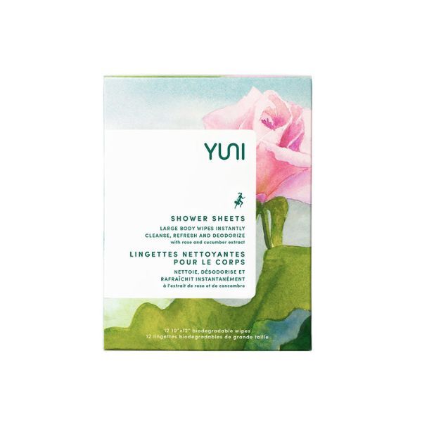 Yuni Beauty Rose Cucumber dusjlaken store - eske med 12
