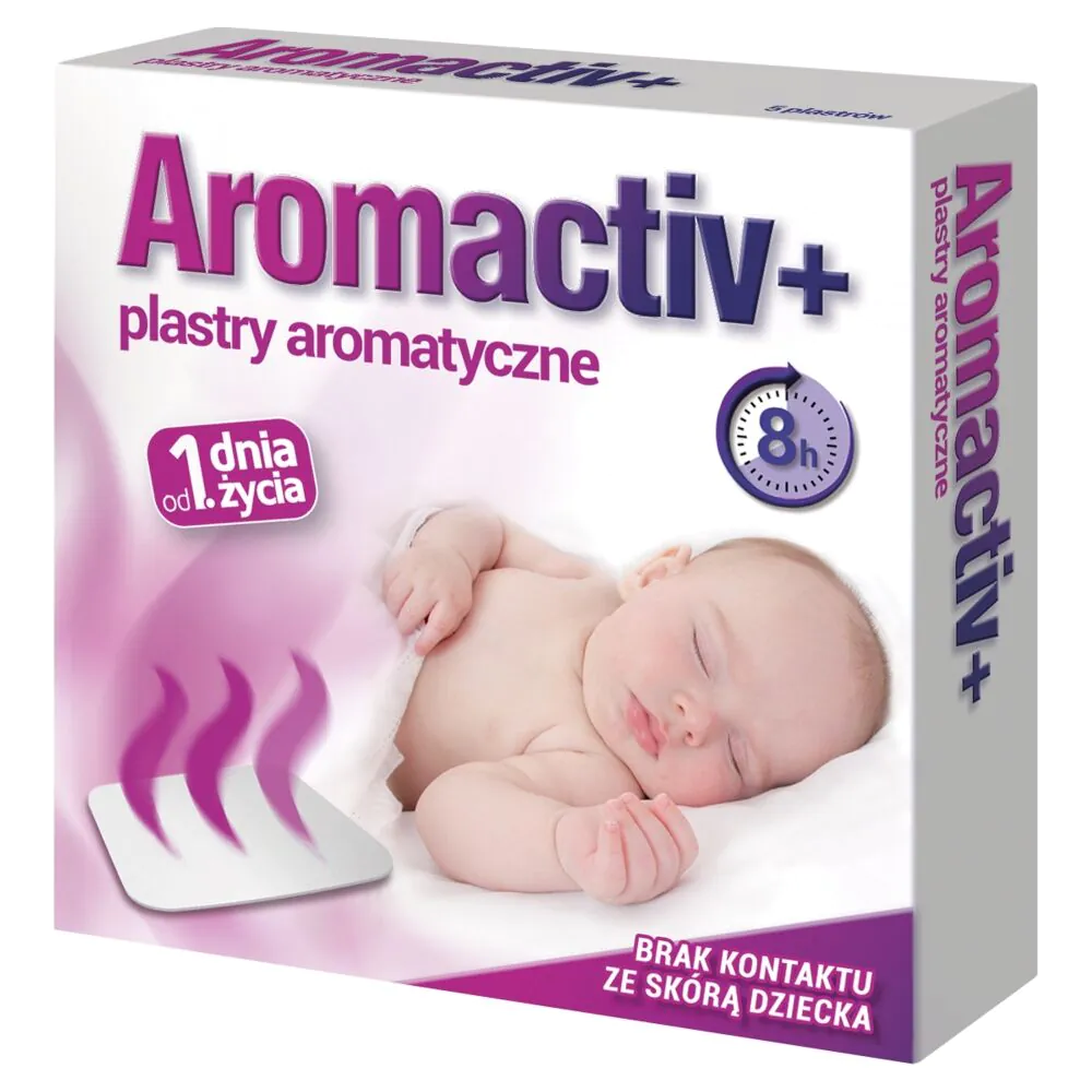 Aromactiv+, Plastry aromatyczne dla dzieci od 1. dnia życia