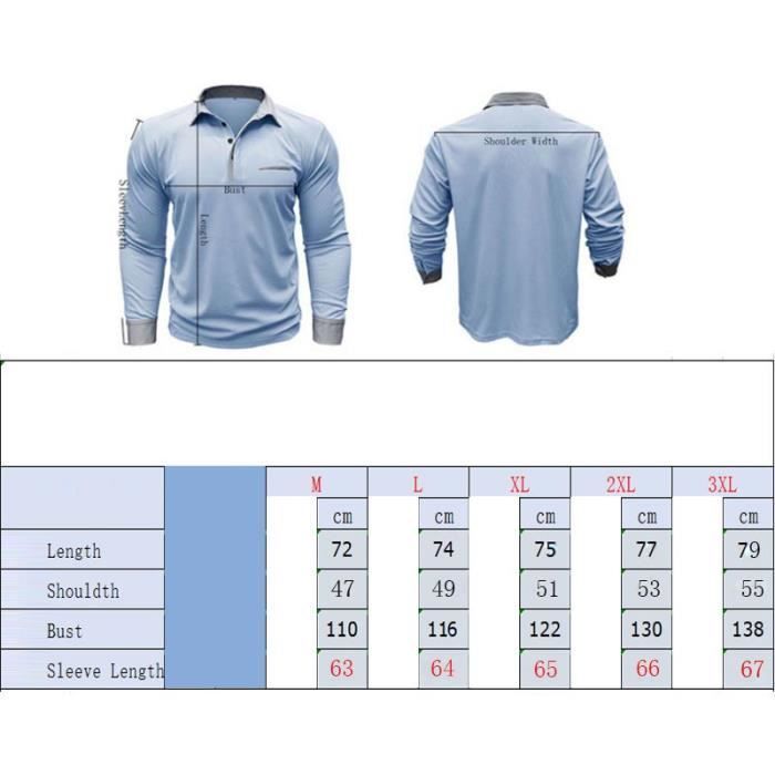 Men's Regular Fit Contrast Long Sleeve Polo Shirt for Spring and Autumn - EU Size - Light Grey