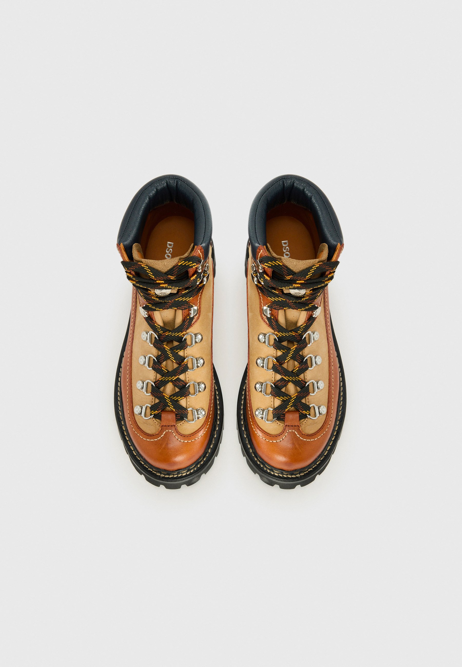 Bottines à lacets Dsquared2 - marron/beige