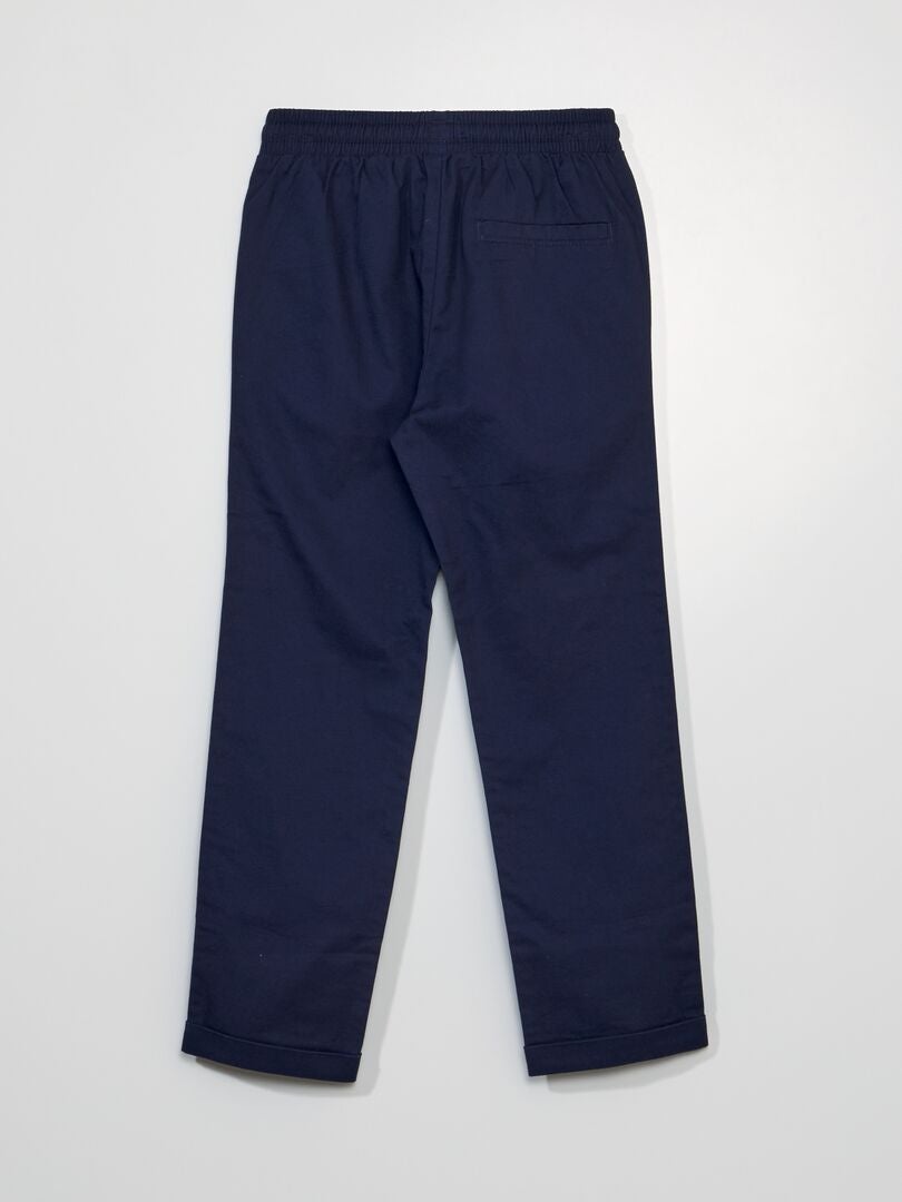 Spodnie dresowe Twill - CZARNE