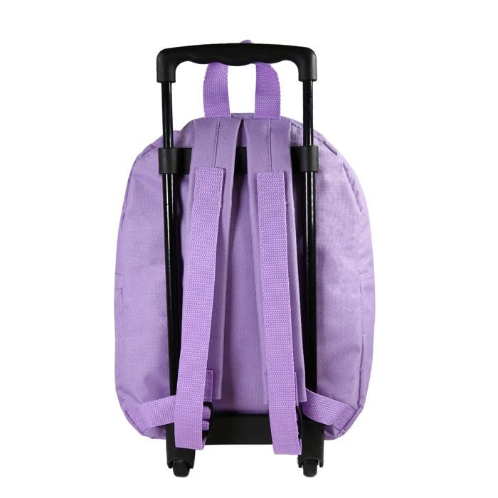 Bagtrotter - Gabby y la Casa Mágica - Mochila escolar con ruedas - Rosa pálido - Niña - 1 compartimento con cremallera -...