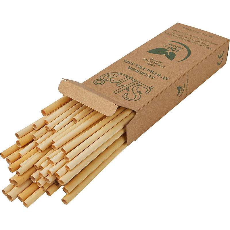 Sugrör 50-pack 100 % biologiskt nedbrytbara