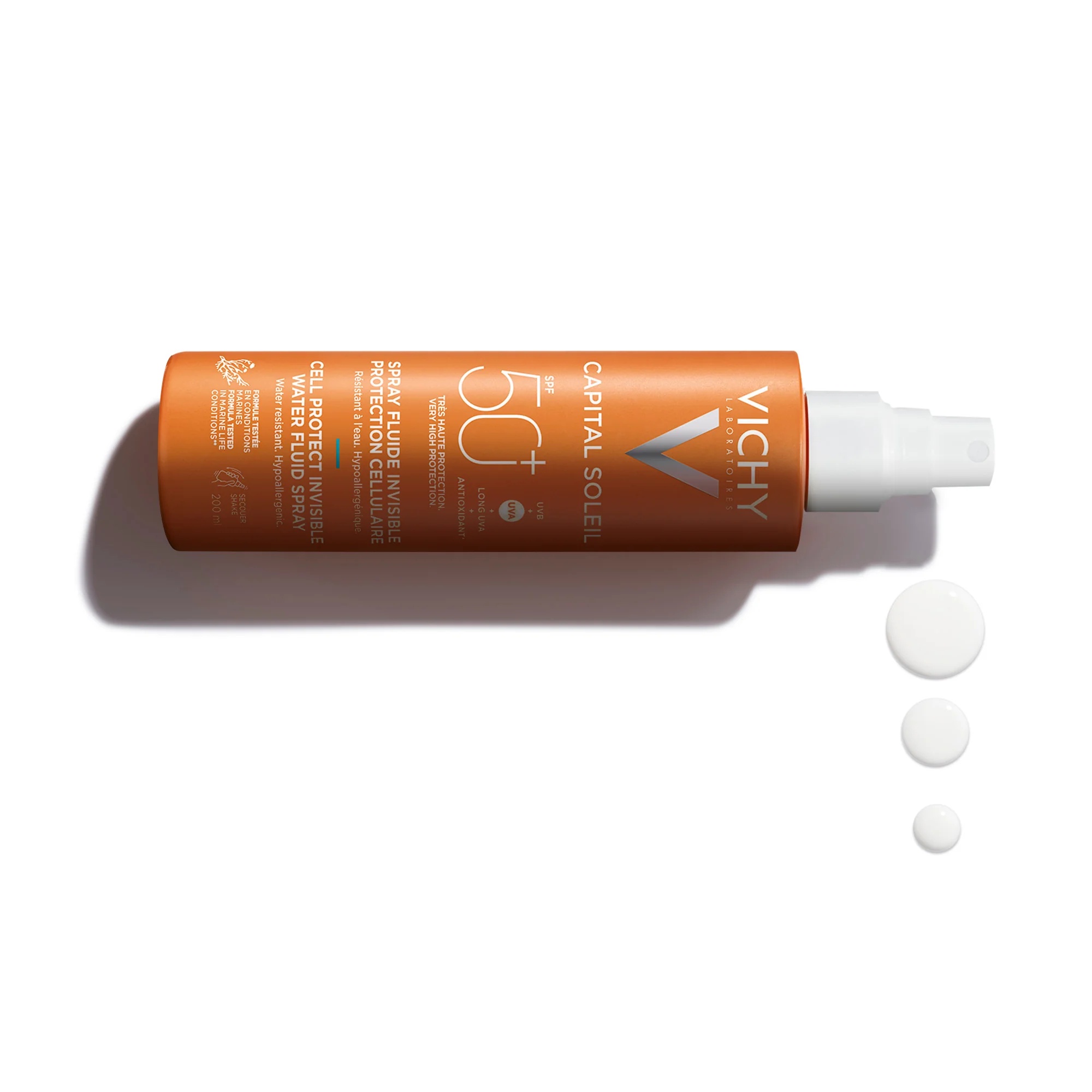 VICHY Vichy Capital Soleil spray SPF50+ 200 ml zonbescherming voor gezicht en lichaam