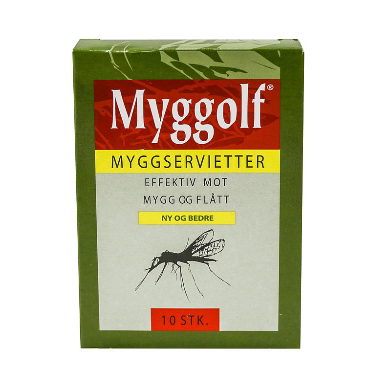 Mosquito Golf Myggdukar 10-pack, Mosquito Golf
