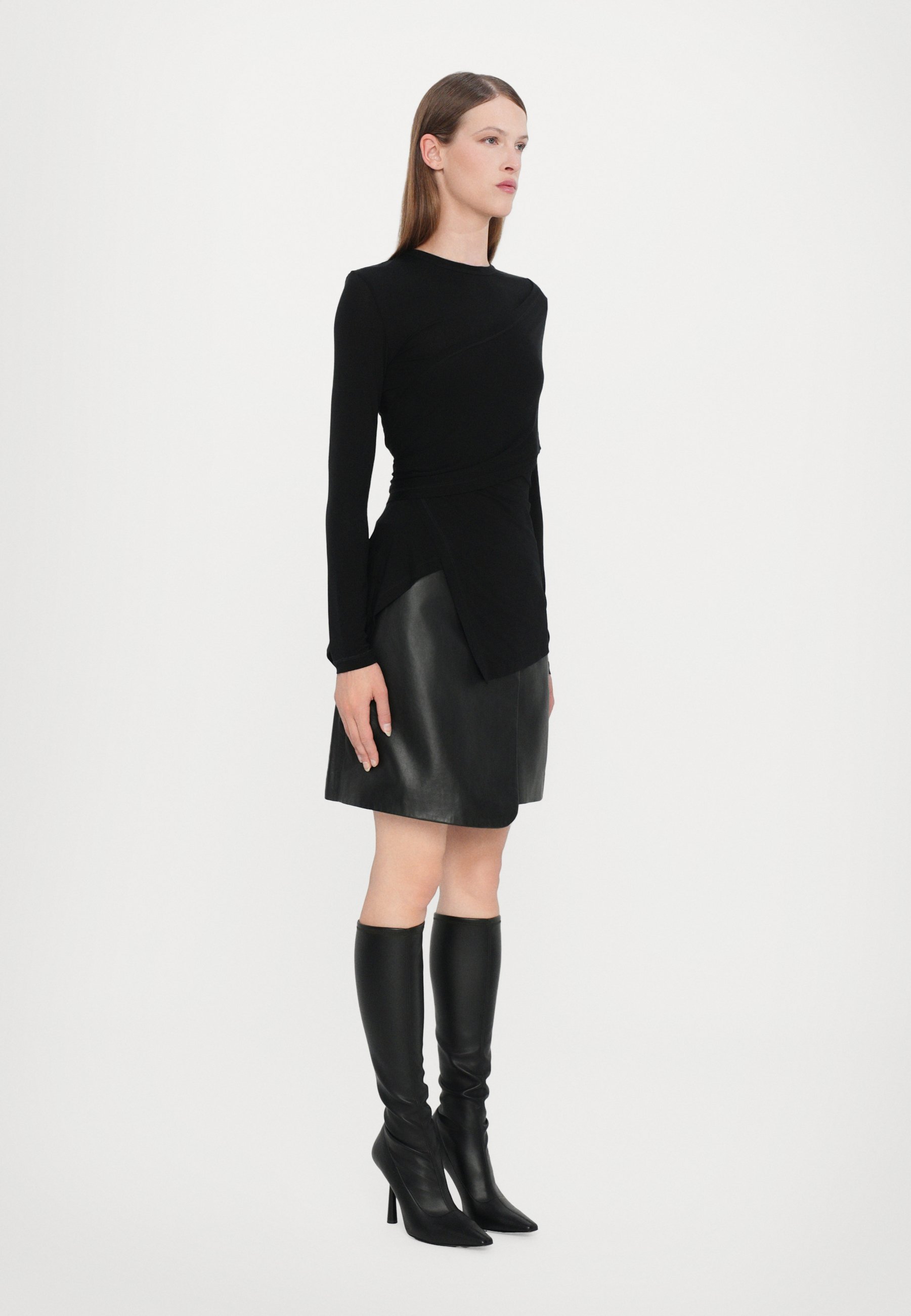 Helmut Lang PROTECTION - Top met lange mouwen - zwart