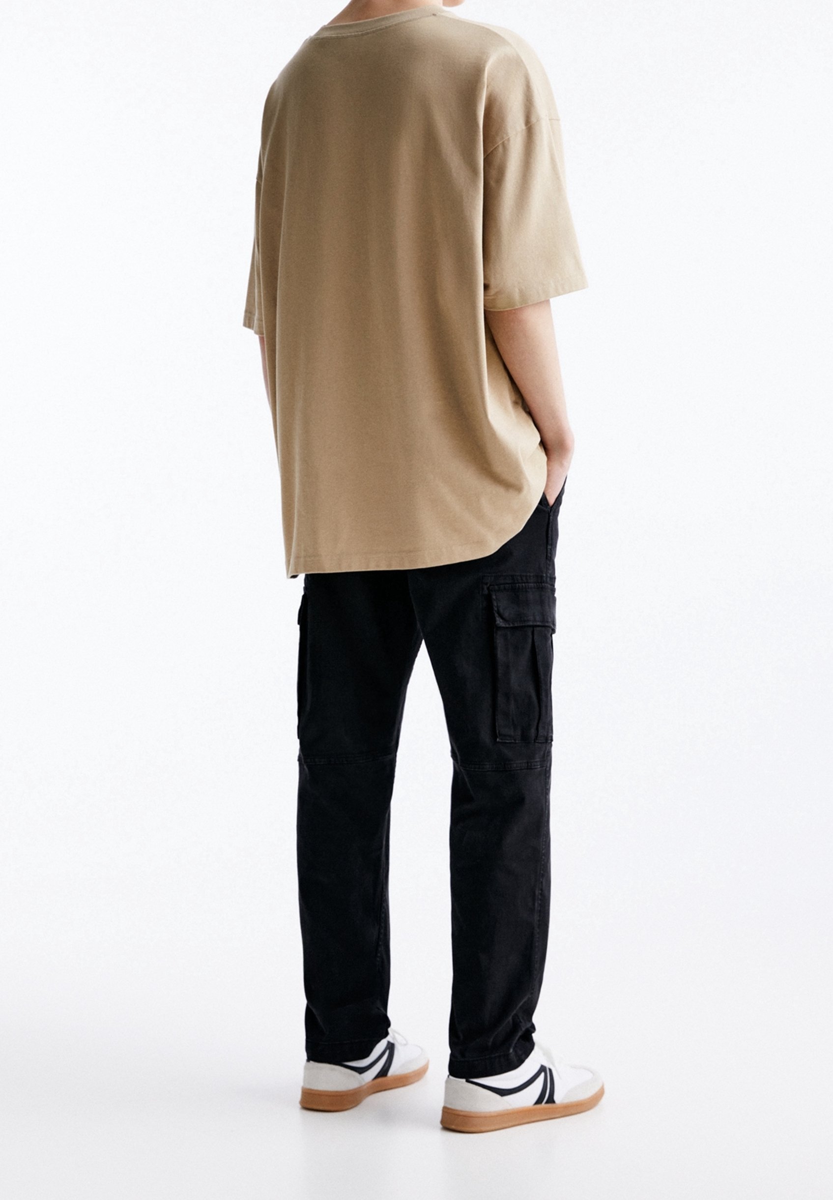 Pantalon cargo PULL&BEAR - noir