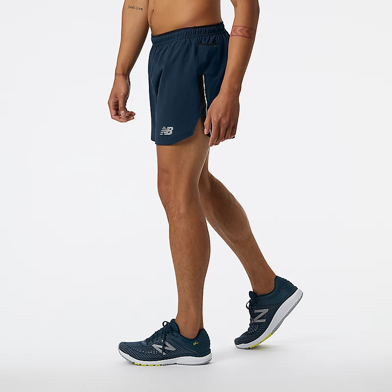 Men's Impact Run 5-inch Shorts – NATURAL INDIGO
