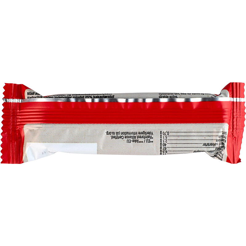 Mueslireep (6 stuks) met pinda's en melkchocolade