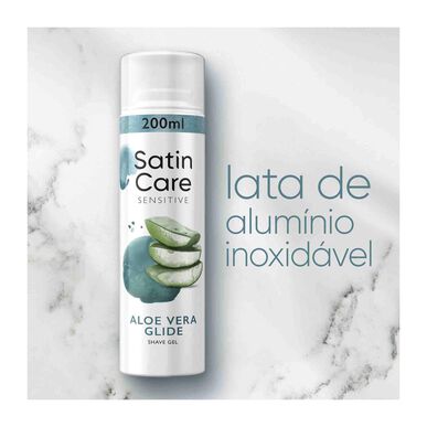 Gillette Satin Care Aloe Vera -parranajogeeli 200 ml