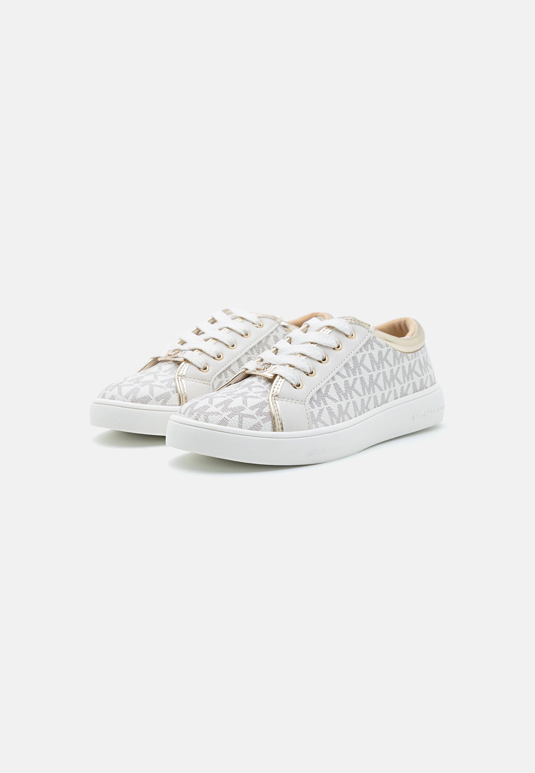 Michael Kors Kids JEM RALLEY - Trampki - waniliowy/mokka/pale złoto