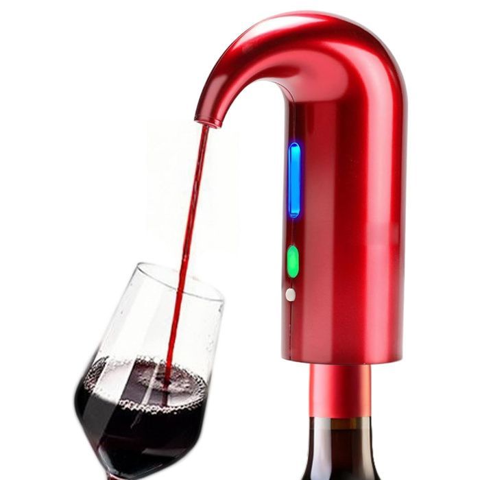 Decanter - CULINOREA - 16.5x11.5x6 cm - ABS - 1500mAh - Ample Oxygenation - USB Rechargeable - Wine Accessories