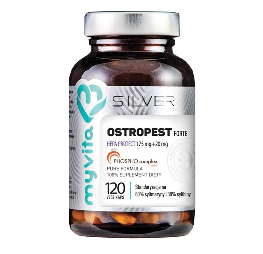 MyVita Ostropest 175 mg + 20 mg Sylibiny 120 Kapsułek