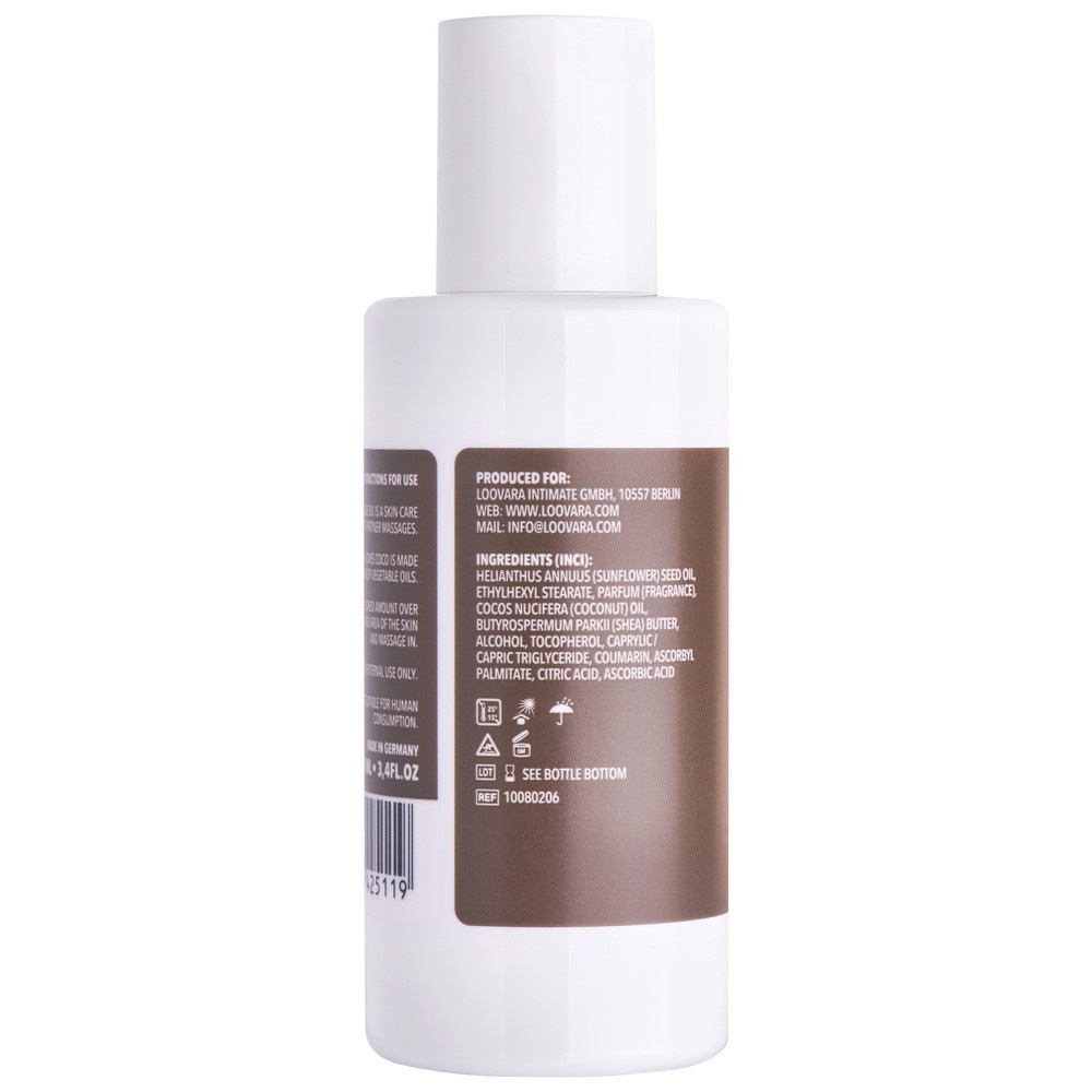Loovara Shea Loves Coco - Huile de massage au beurre de coco et de karité
