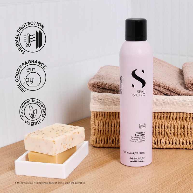 Alfaparf Milano Semi di Lino Style&Care Thermal Protector zaščitni sprej za termično oblikovanje las