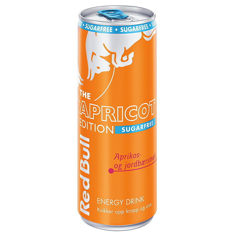 Red Bull 250 ml ohne Zucker, Aprikosen-Edition