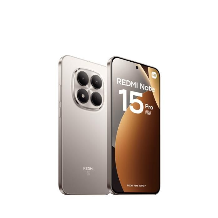 Smartphone - XIAOMI - REDMI Note 15 Pro 5G - 8GB/256GB - Schermo AMOLED da 6,83