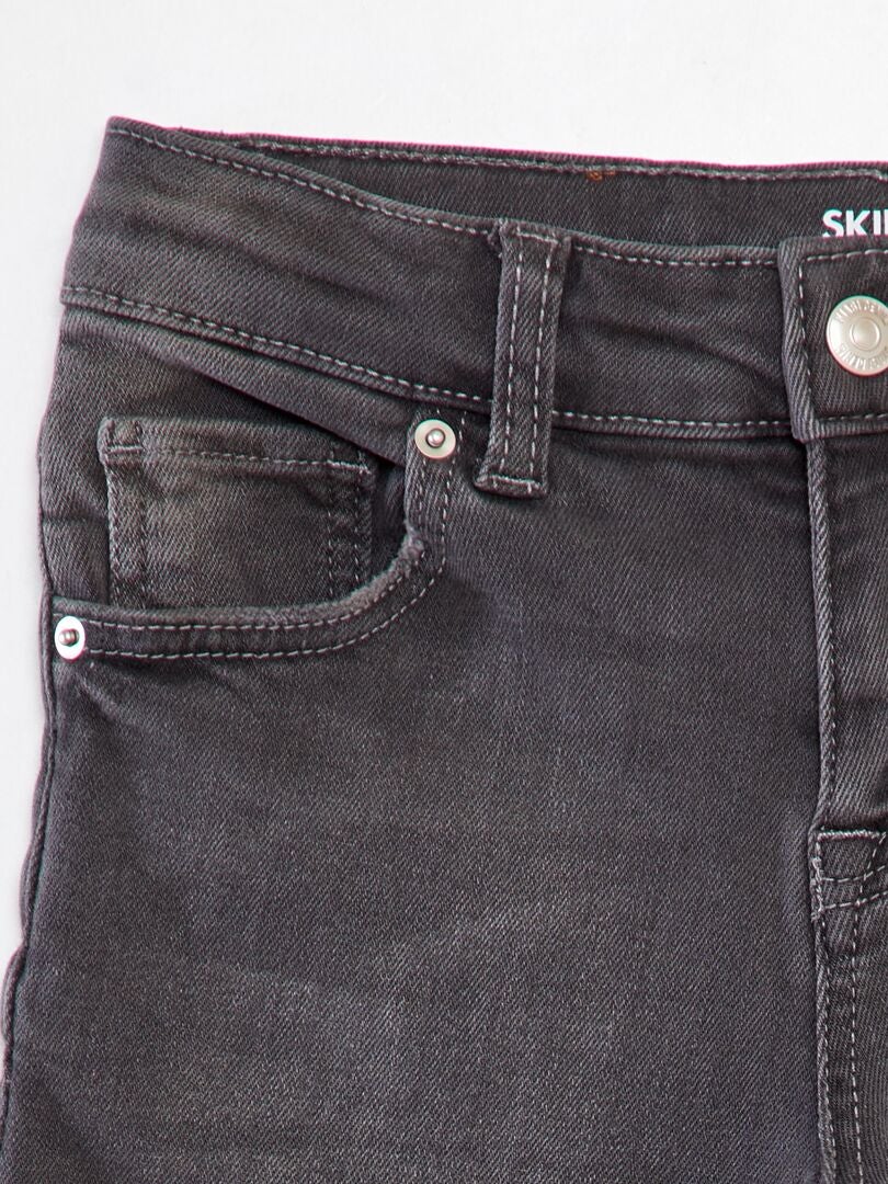 Calça jeans skinny - CINZA