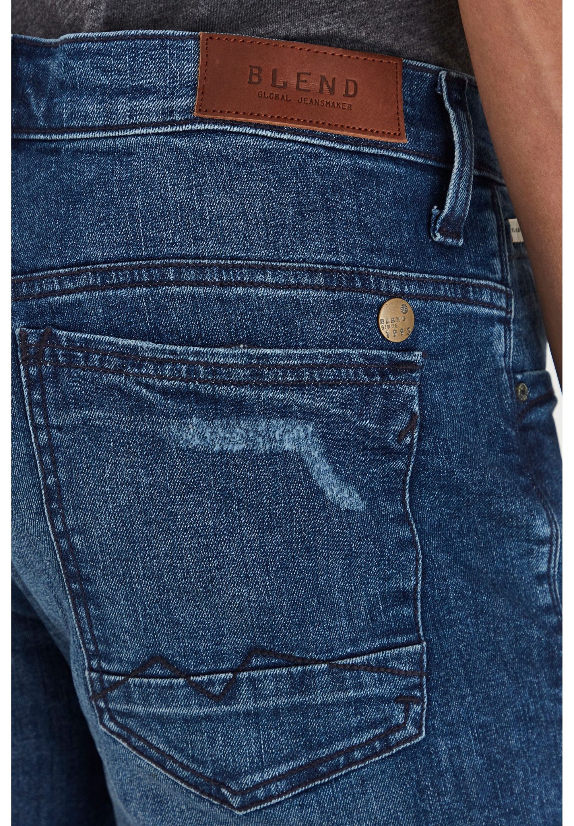 Blend BHDENIZ - Pantaloncini in denim - denim scuro