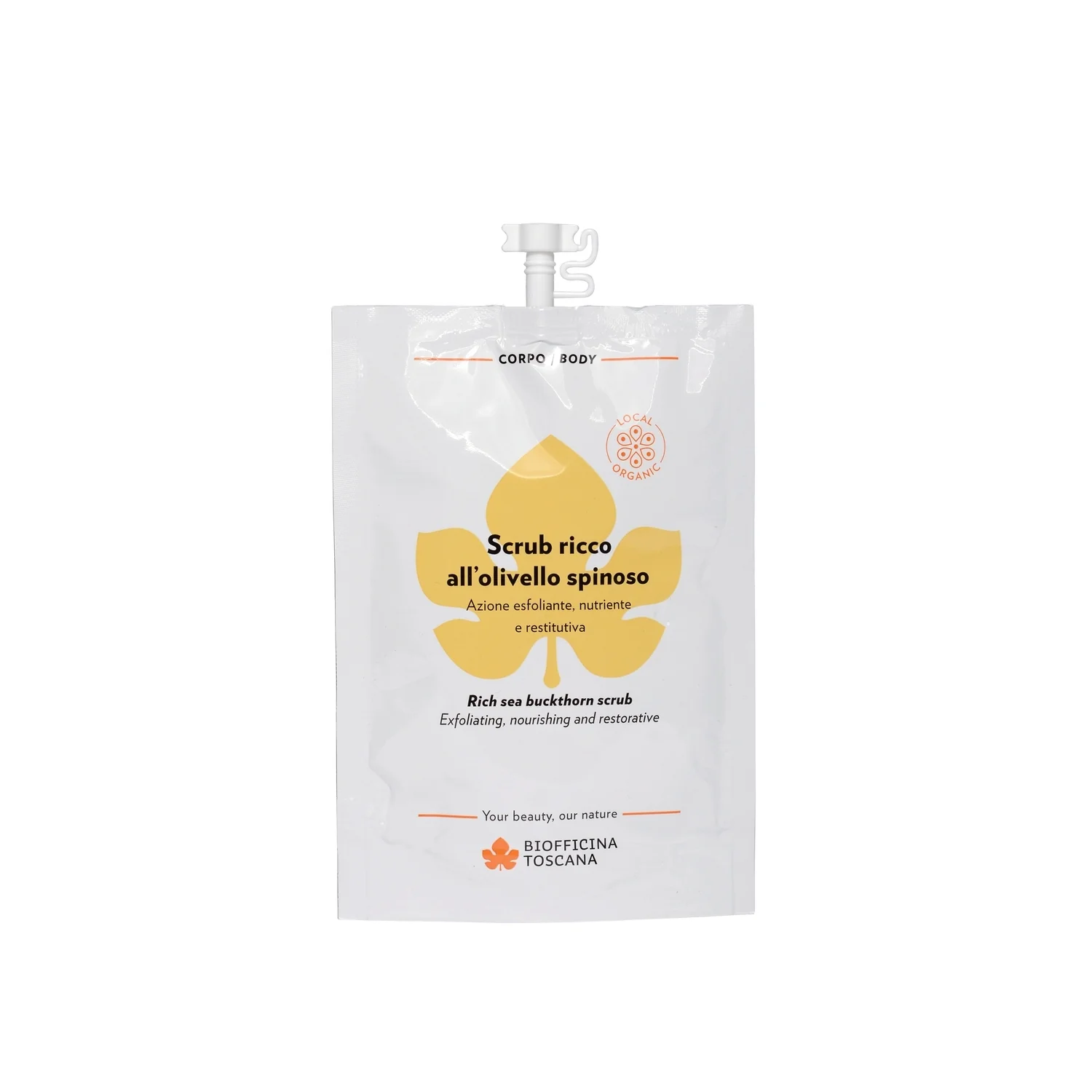 Corpo Scrub ricco all'olivello spinoso - Esfoliante