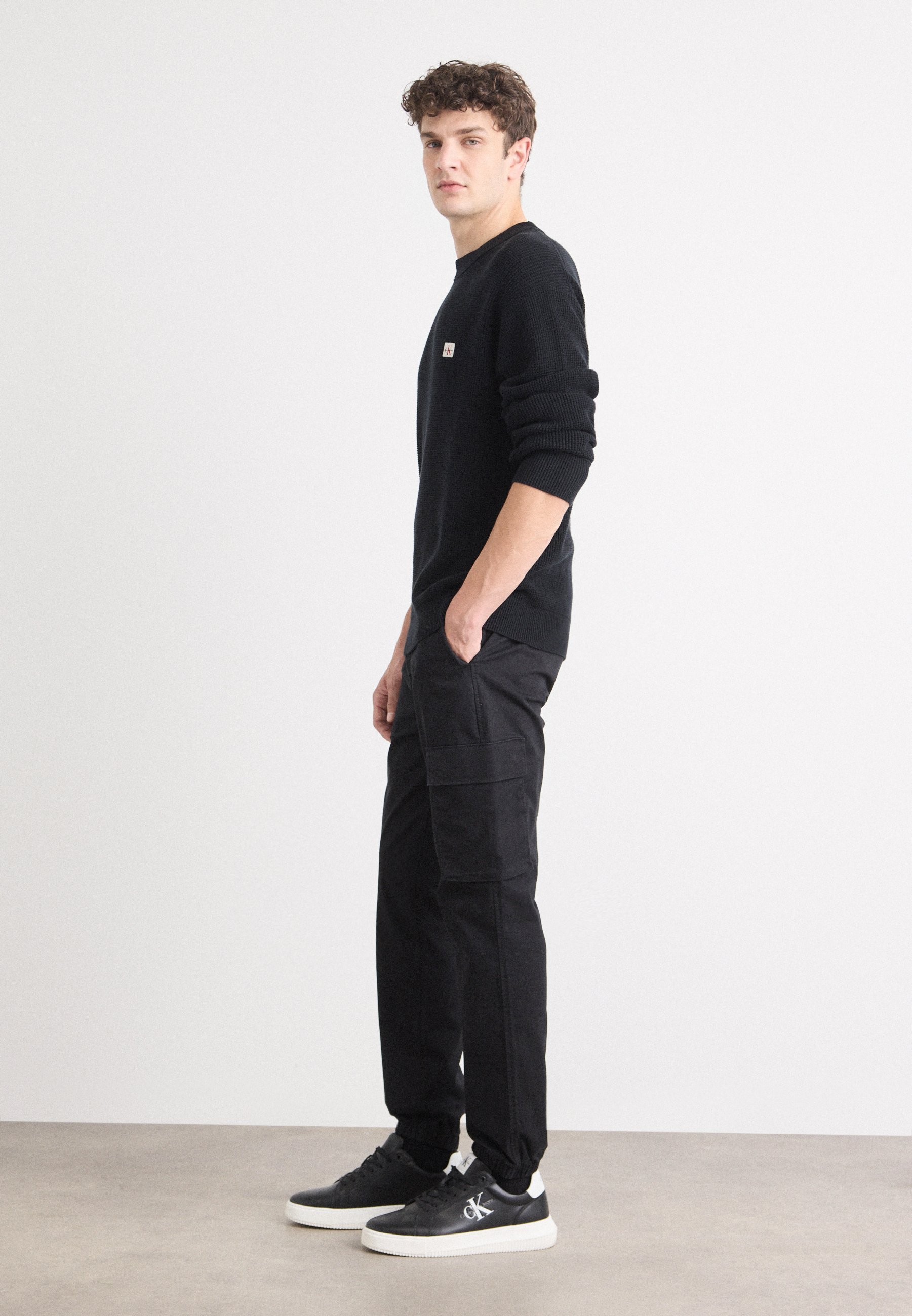 Kalhoty Cargo - černá
