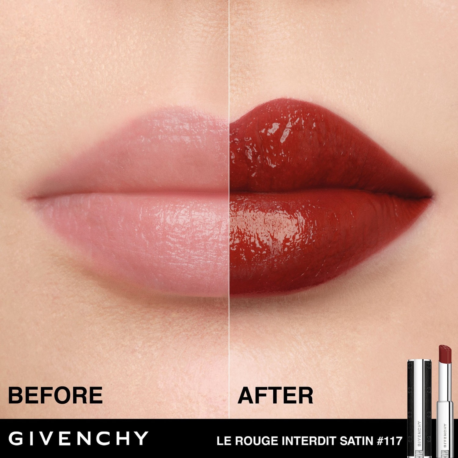 Lūpu krāsa LE ROUGE INTERDIT SATIN - 2,7 g