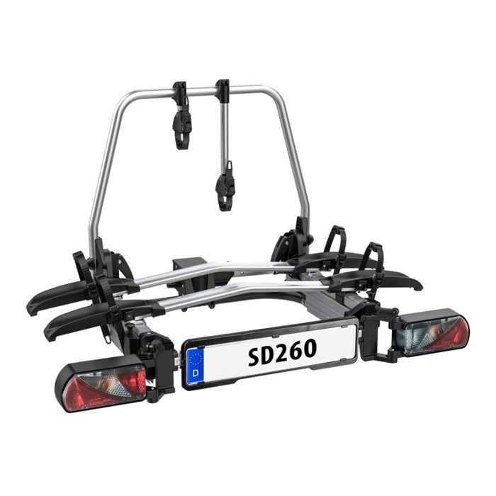 LAS SD260 bike rack for 2 bikes, specially designed for van swing doors - LAS