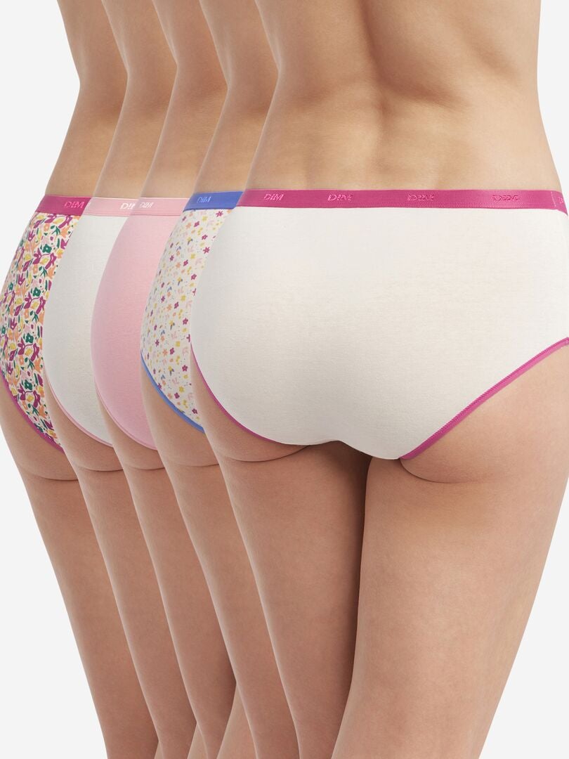 Set van 5 paar 'Dim' culottes - WIT