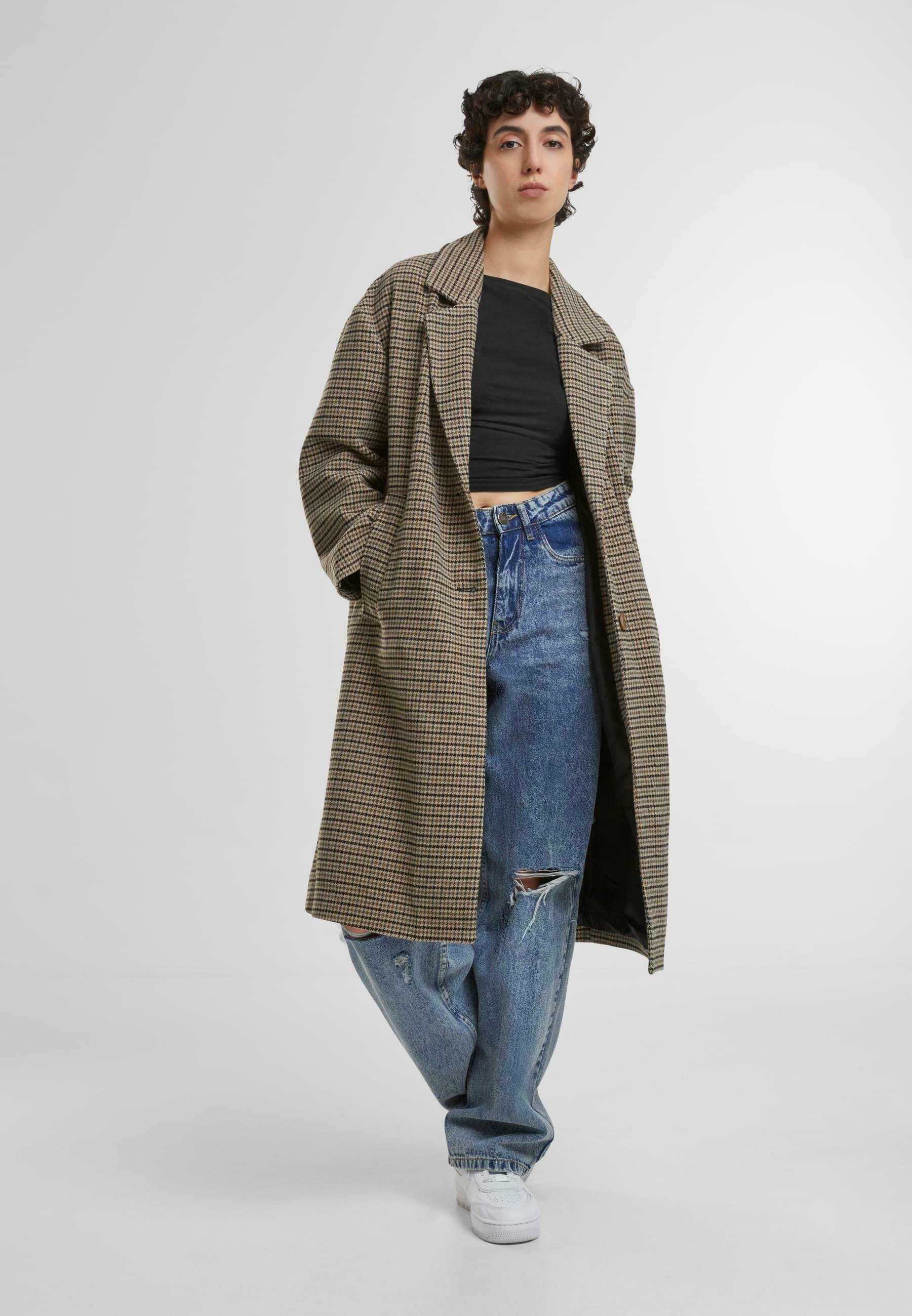 Urban Classics OVERSIZED - Klassieke jas - unionbeige zwart