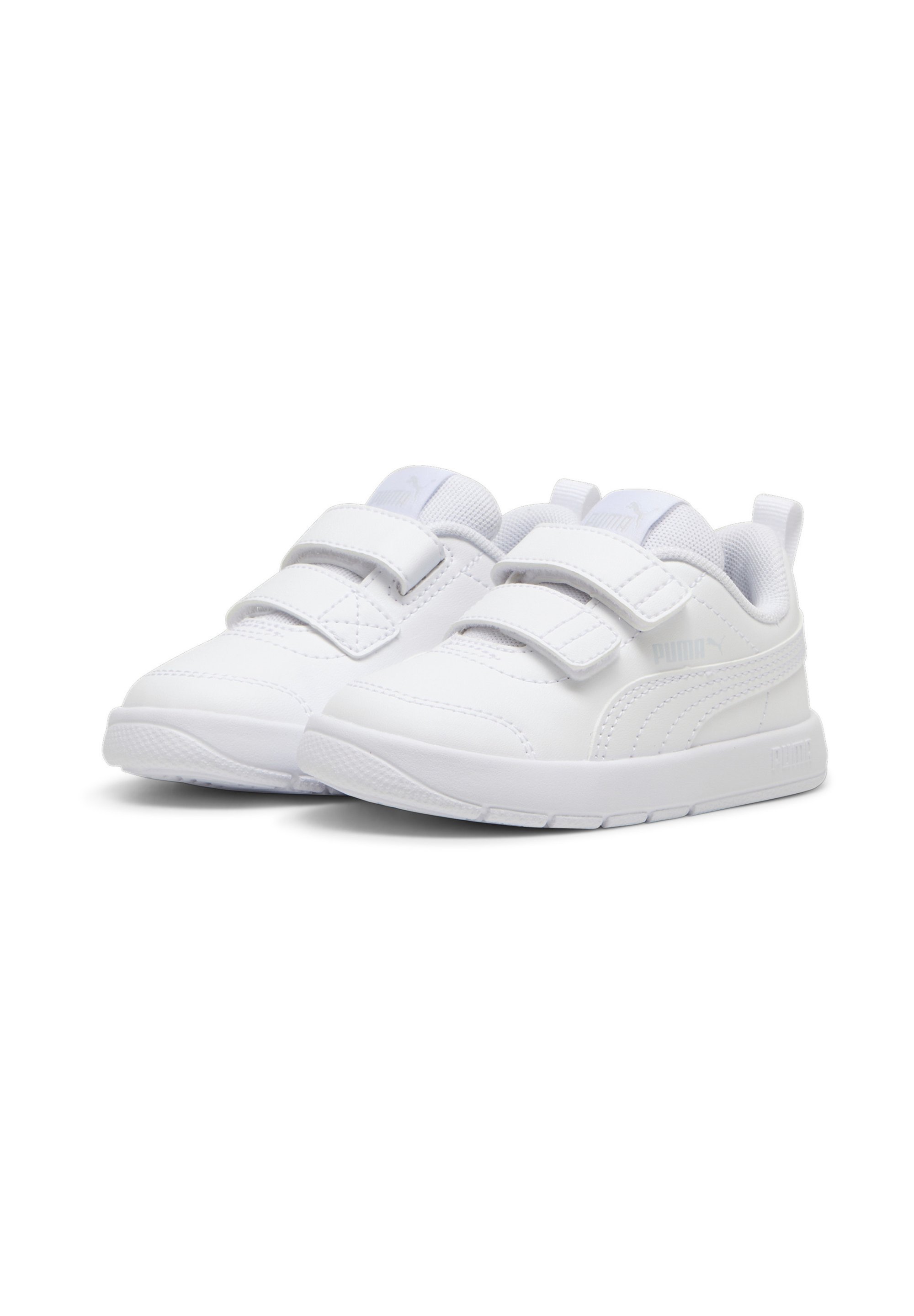 Puma COURTFLEX - Treningssko - white white silver mist