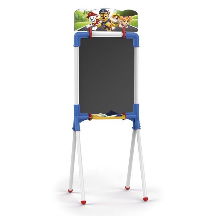Kinderschoolbord - Chicos - 53023 - Omkeerbaar - Inclusief 10 krijtjes - Hoogte 98 cm