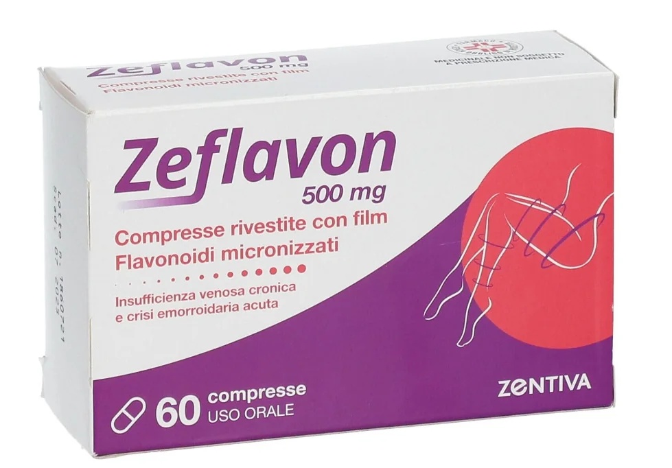 ZENTIVA Zeflavon 60 comprimés Riv 500 mg Vasoprotecteur