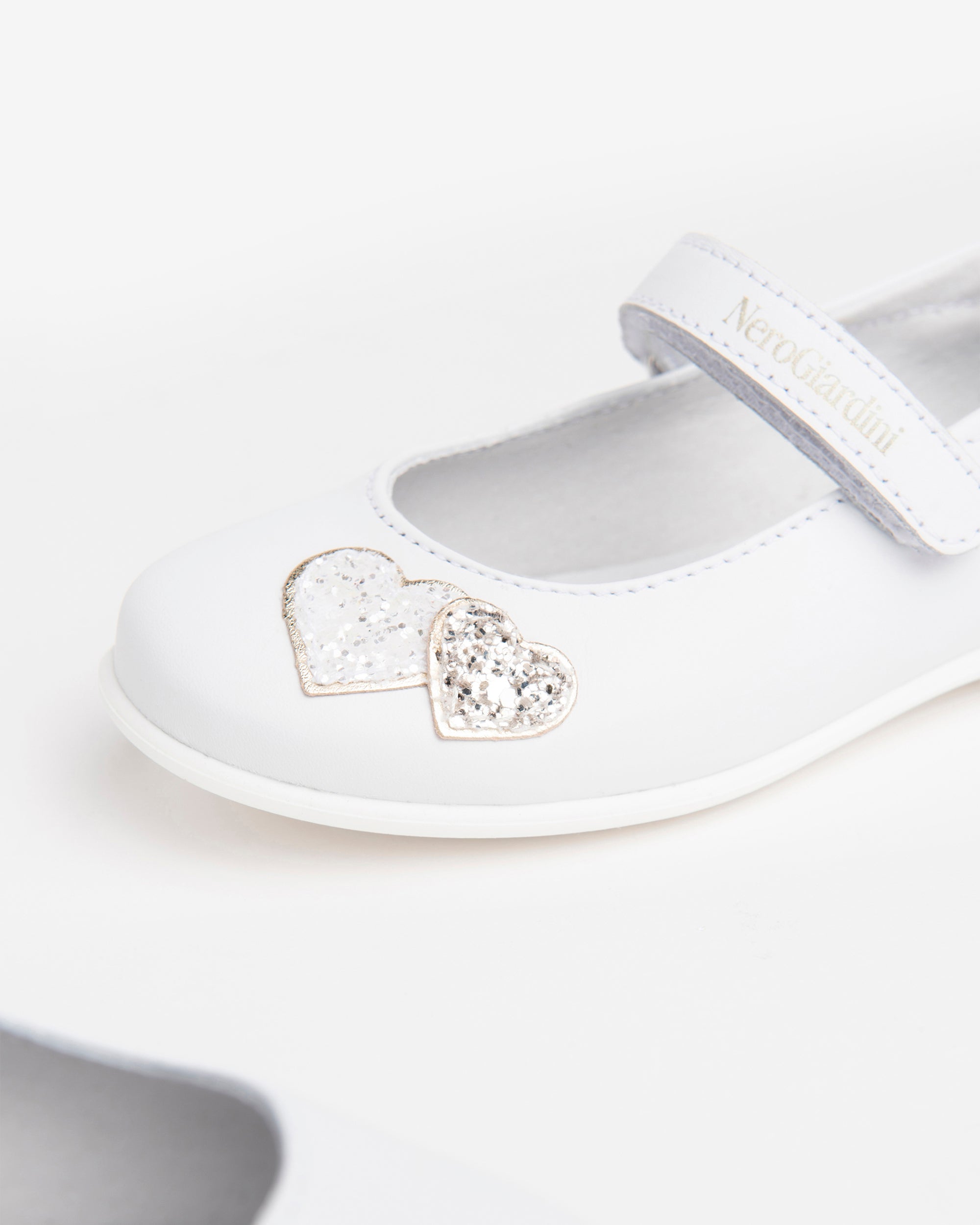 Ballerines pour enfants en cuir et matières techniques pour filles