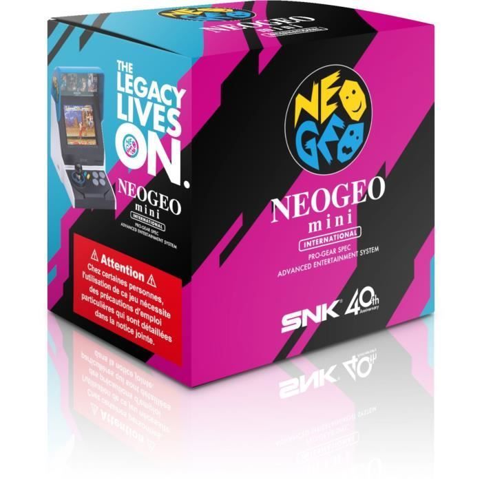 Neo Geo Mini International Edition Console - SNK - 40 games - White and black