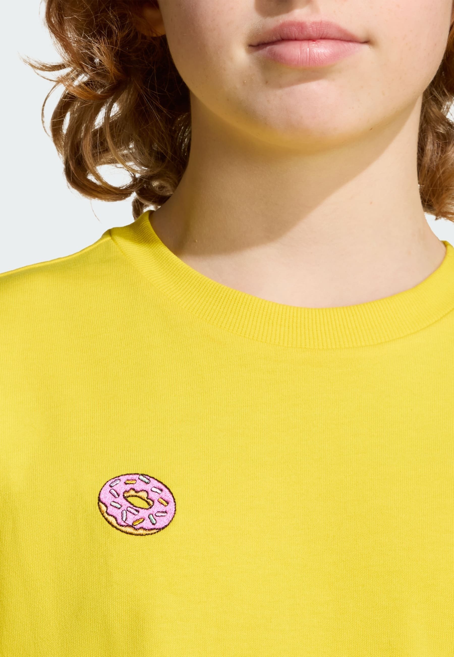 adidas Performance THE SIMPSONS JUNIOR UNISEX - T-shirt met print - geel