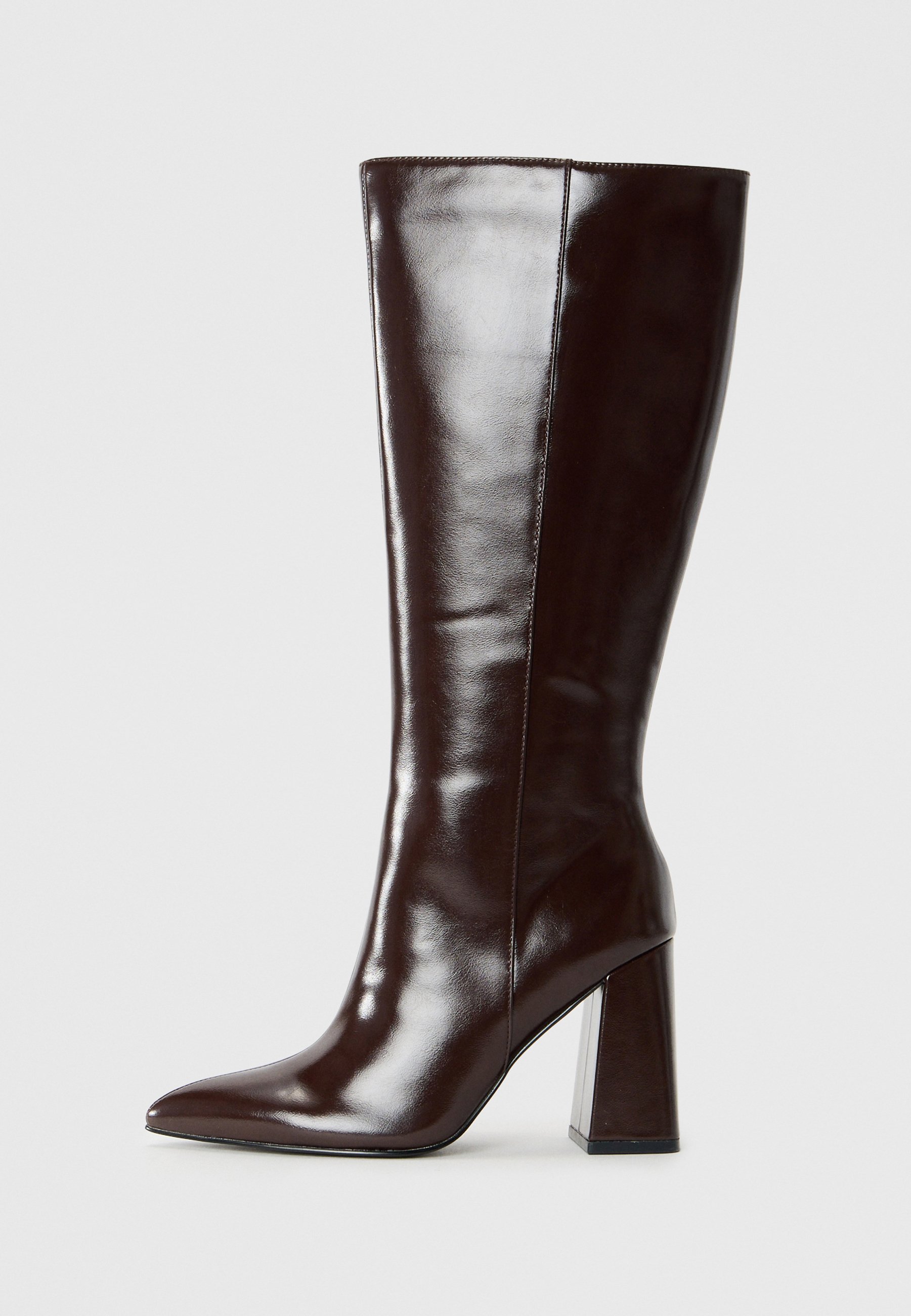 Even&Odd Stiefeletten mit hohem Absatz – dunkelbraun